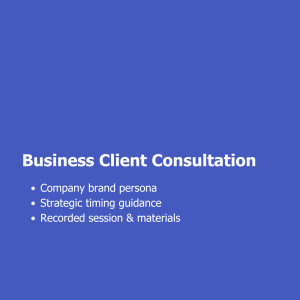 Business Consultation Gift Card